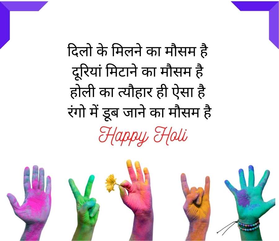 happy holi shayari 2021