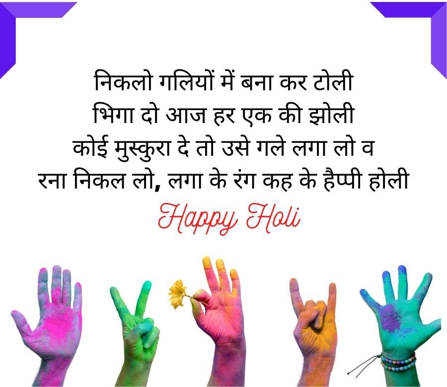 holi attitude status in hindi